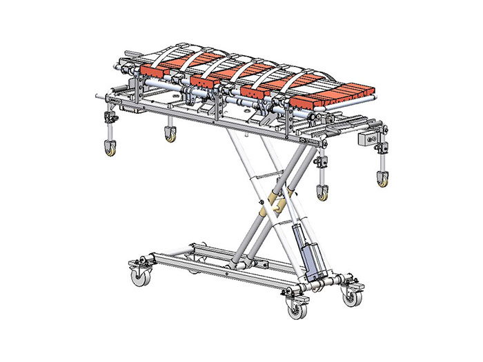 臥位傷員洗消裝置